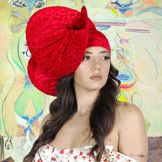 Ruby Red | Large hat