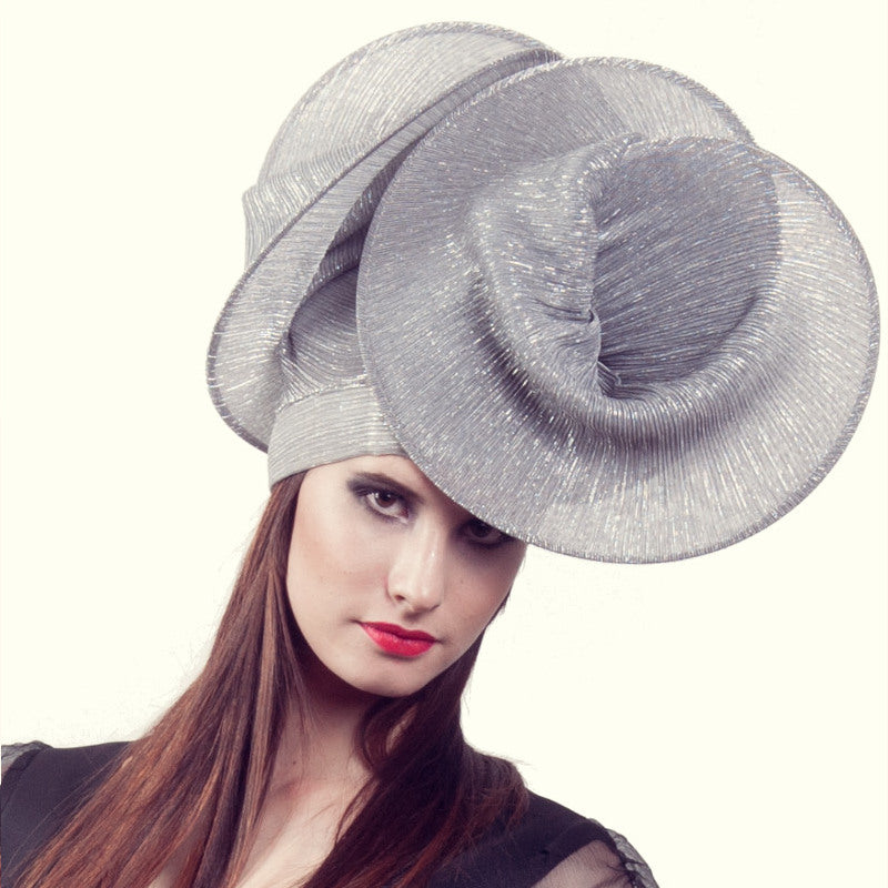 Silver Lurex | Large hat