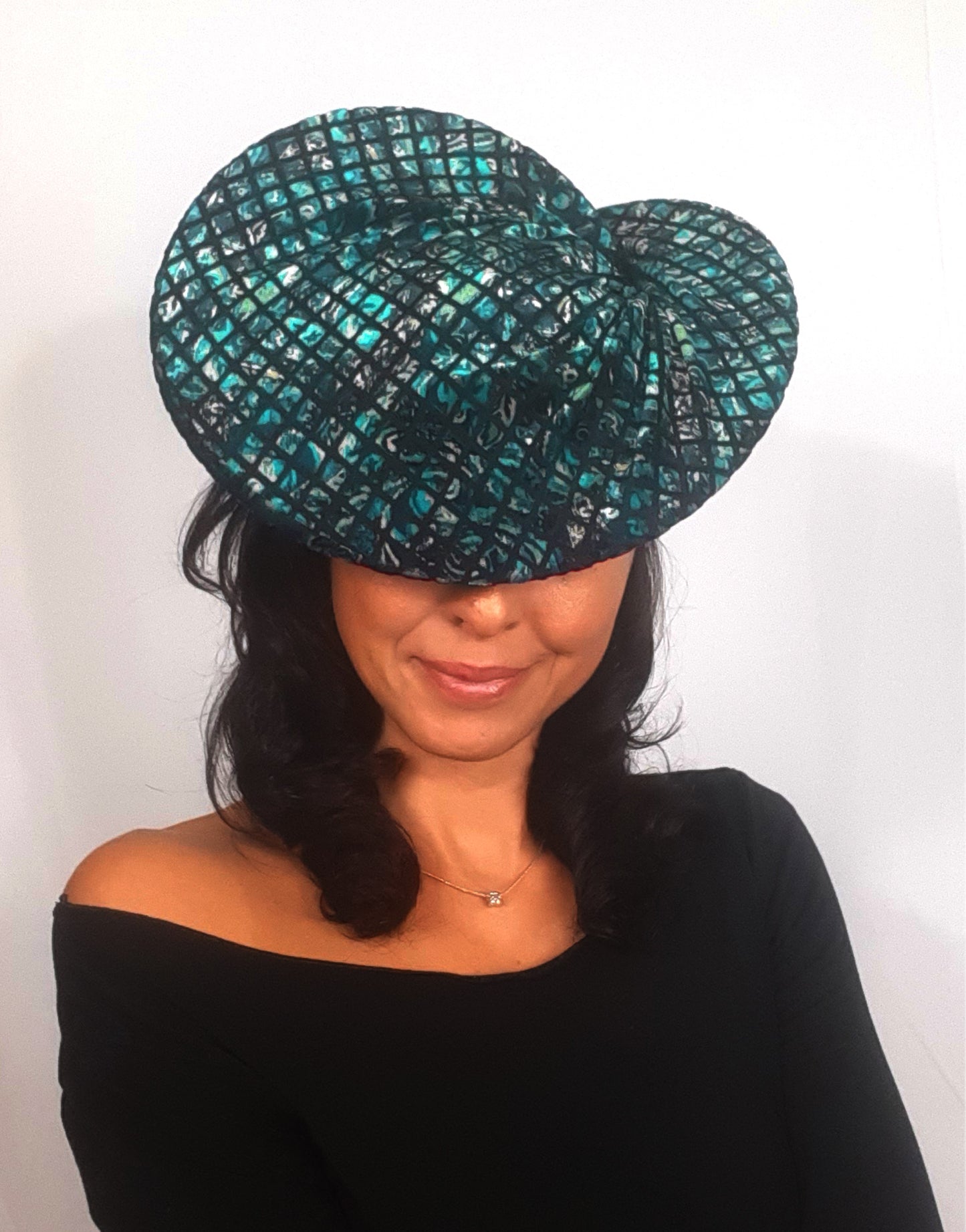 10 | Green Blue ceramic| small hat