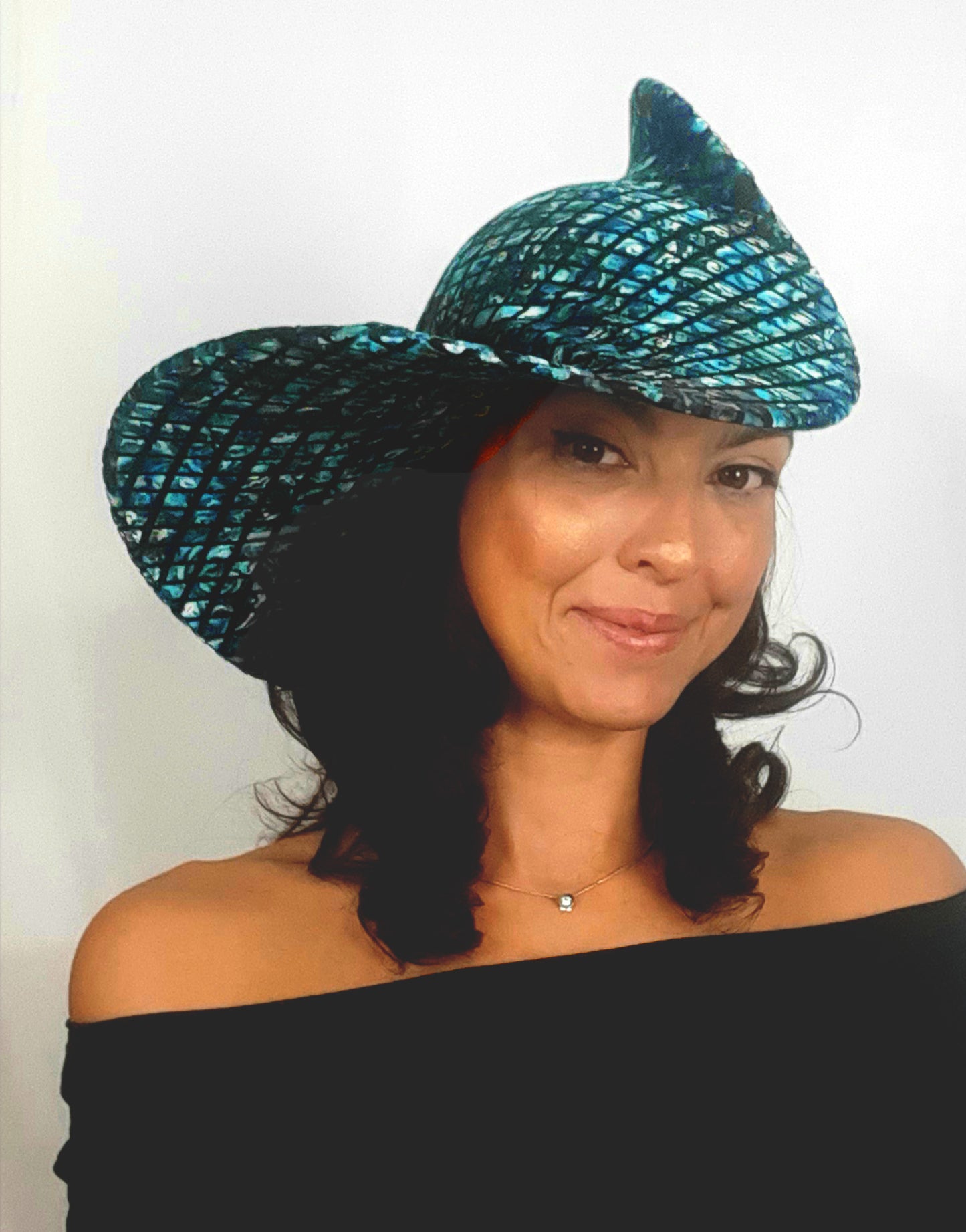 10 | Green Blue ceramic| small hat